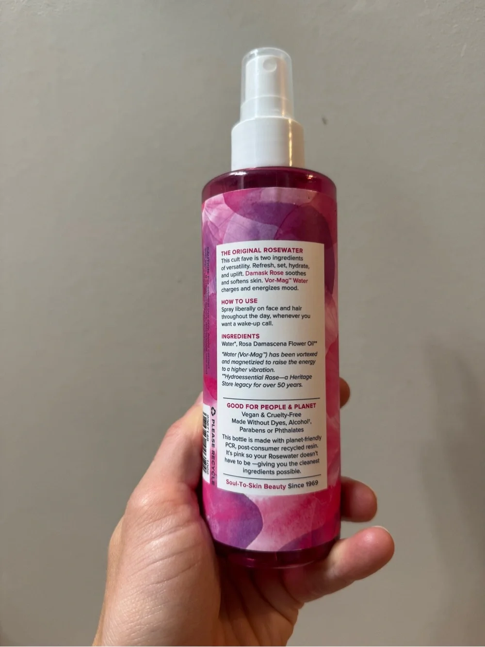 Heritage ingredients rose